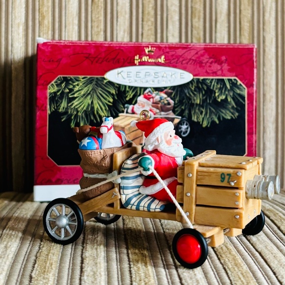 Hallmark Other - Six Hallmark “Here Comes Santa Series” ornaments #19 thru #22 and #24 and #25